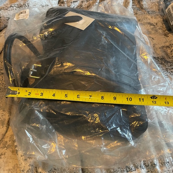 Cole Haan Black Leather Attaché Briefcase CHDM11032 W/Shoulder Strap Brand New - Picture 12 of 12